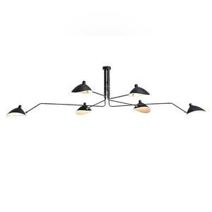 Modern Black Ceiling Light Fixture